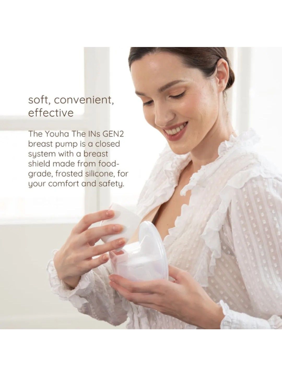Youha Embody (Double Wearable Breast Pump) with App (No Color- Image 4)