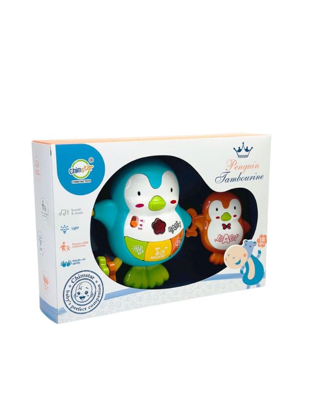 Kidsplay Penguin Tambourine (No Color- Image 3)