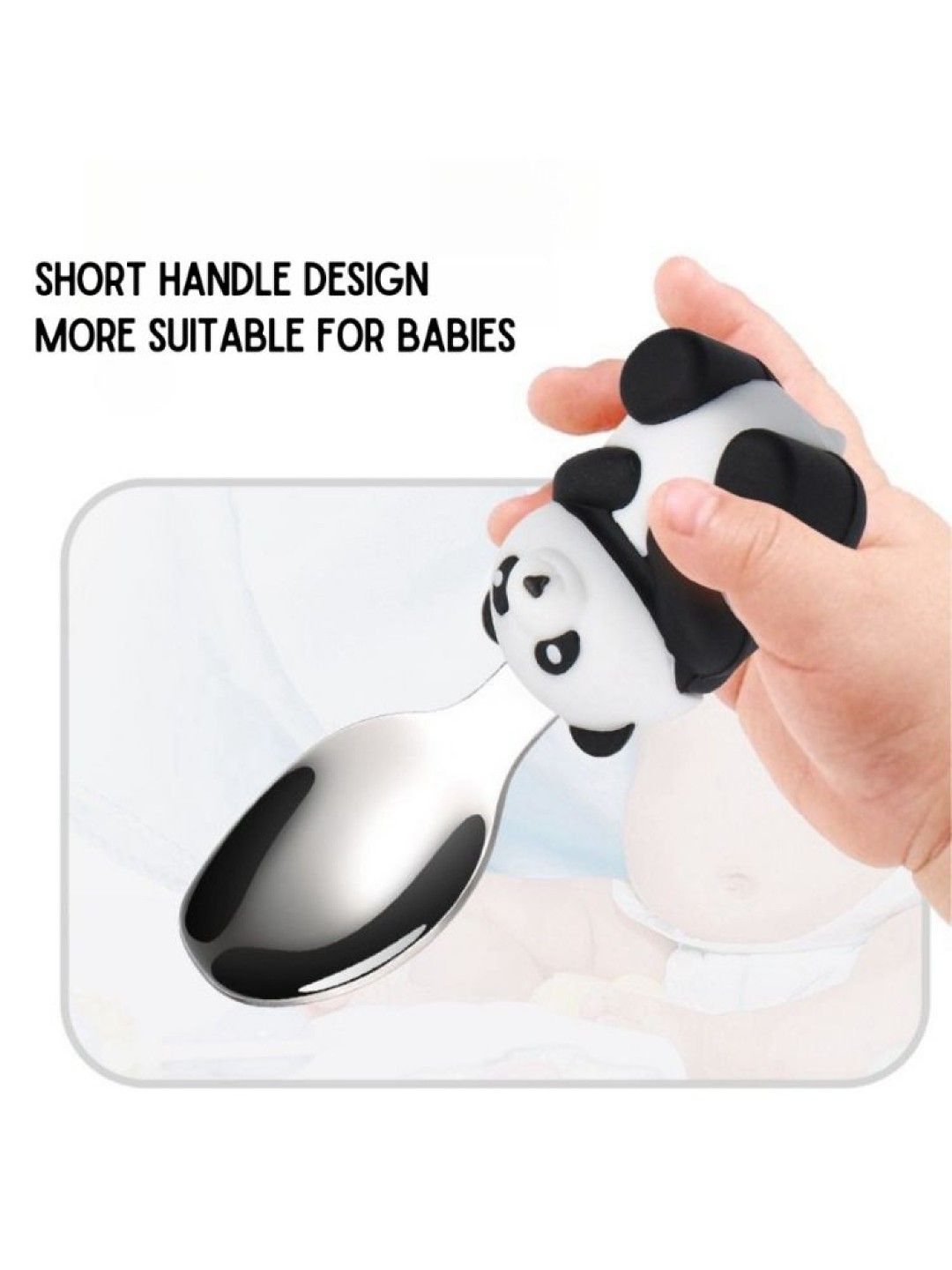 Yoji Baby 4-Piece Silicone Feeding Set (Panda) (No Color- Image 4)