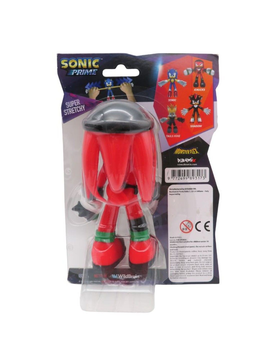 Diramix Sonic Prime Monsterflex Knuckles (No Color- Image 4)