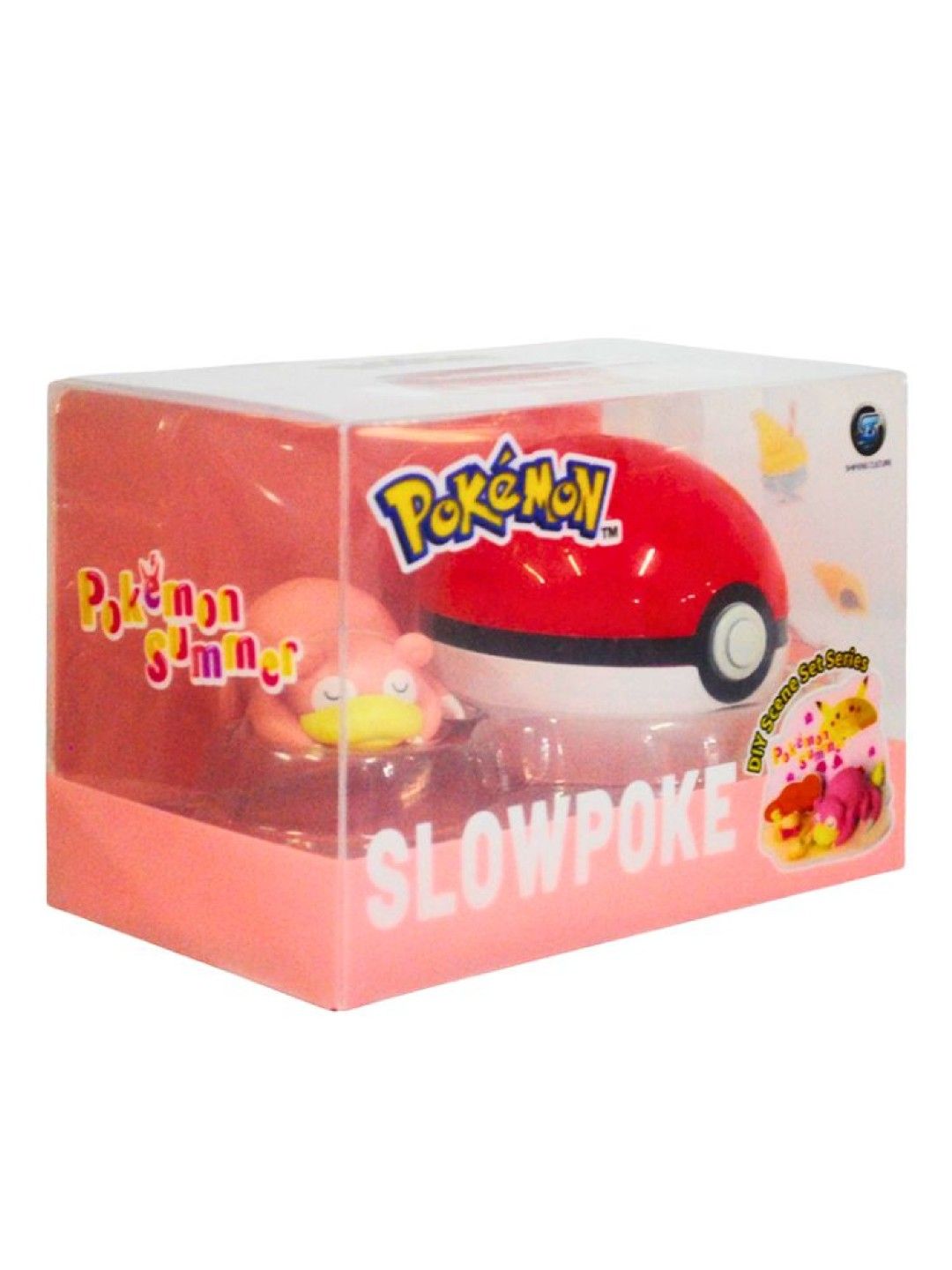 Pokemon DIY Scene Set Series - Pokemon Summer Slowpoke Poke Ball Set (No Color- Image 4)
