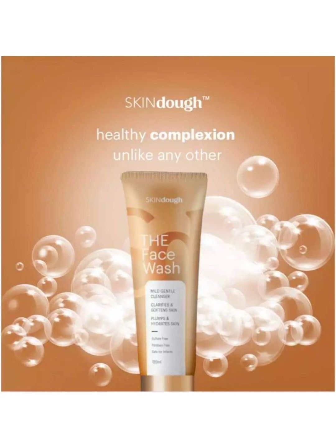 SKINdough The Face Wash 120ml (No Color- Image 2)