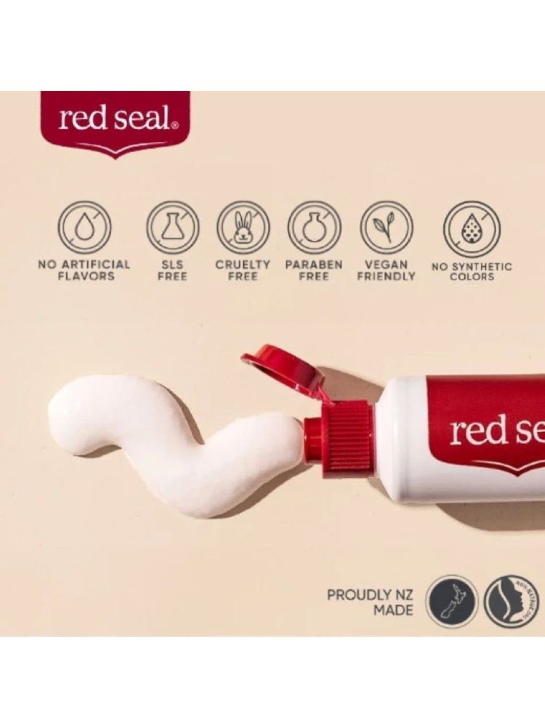 Red Seal Baking Soda Toothpaste 100g (with Fluoride) (No Color- Image 3)