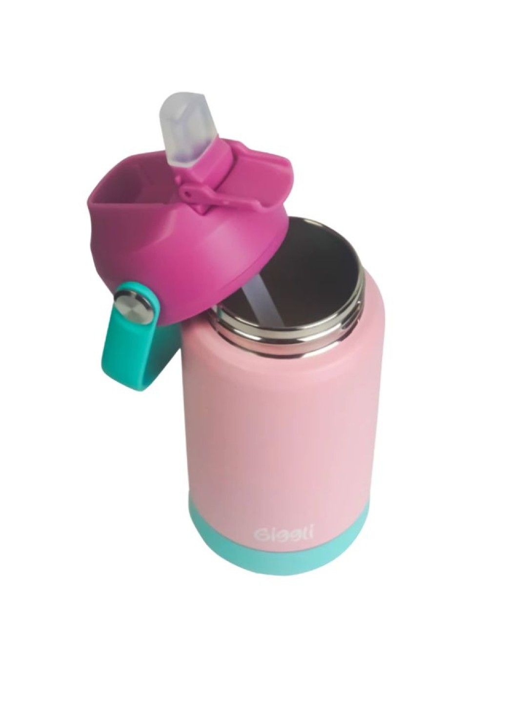 Giggli Double Wall Insulated Stainless Steel Tumbler (18oz) (Pink- Image 4)