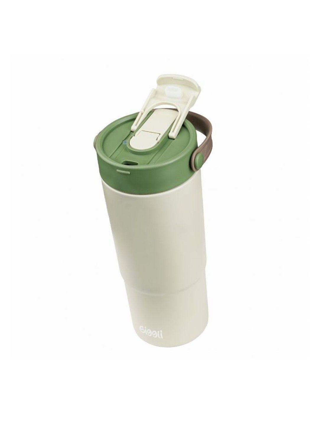Giggli Stainless Steel Tumbler With Straw Leak-Proof 2-In-1 Lid  (22oz) (Beige- Image 4)