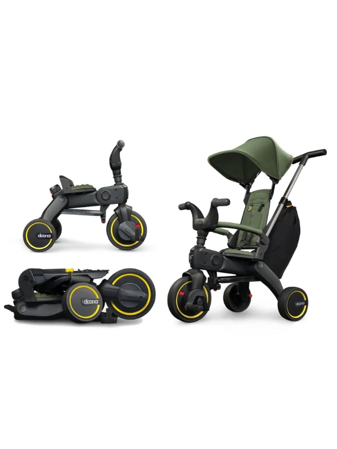 Doona Liki Trike S3 - Desert Green (No Color- Image 4)