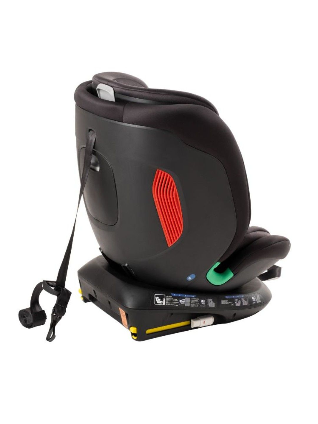 Poled All Age 360 Car Seat iSize - Phantom Black (No Color- Image 4)