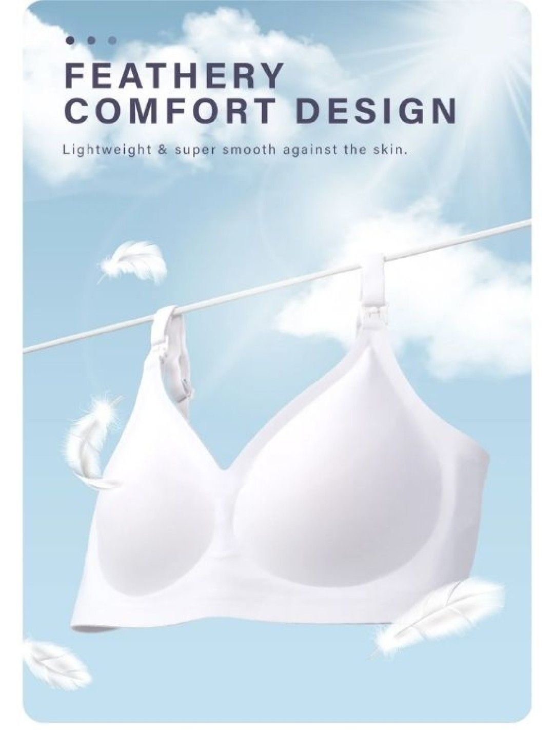 Shapee Invi Nursing Air Bra (Black- Image 3)