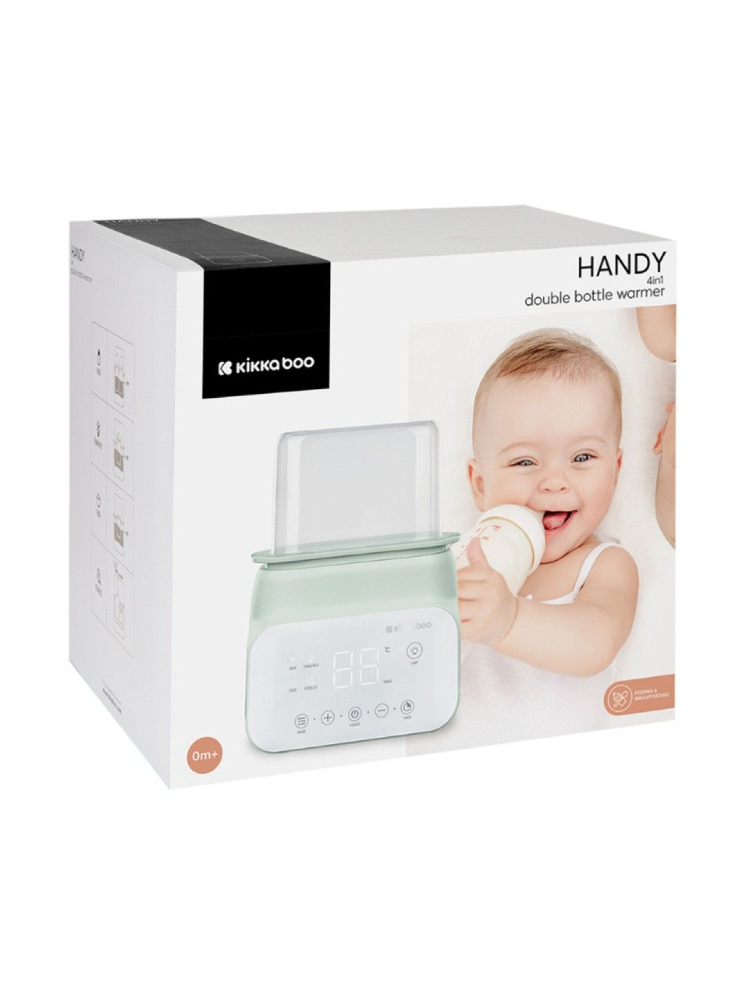 KikkaBoo Double Bottle Warmer 4in1 Handy (Mint- Image 4)