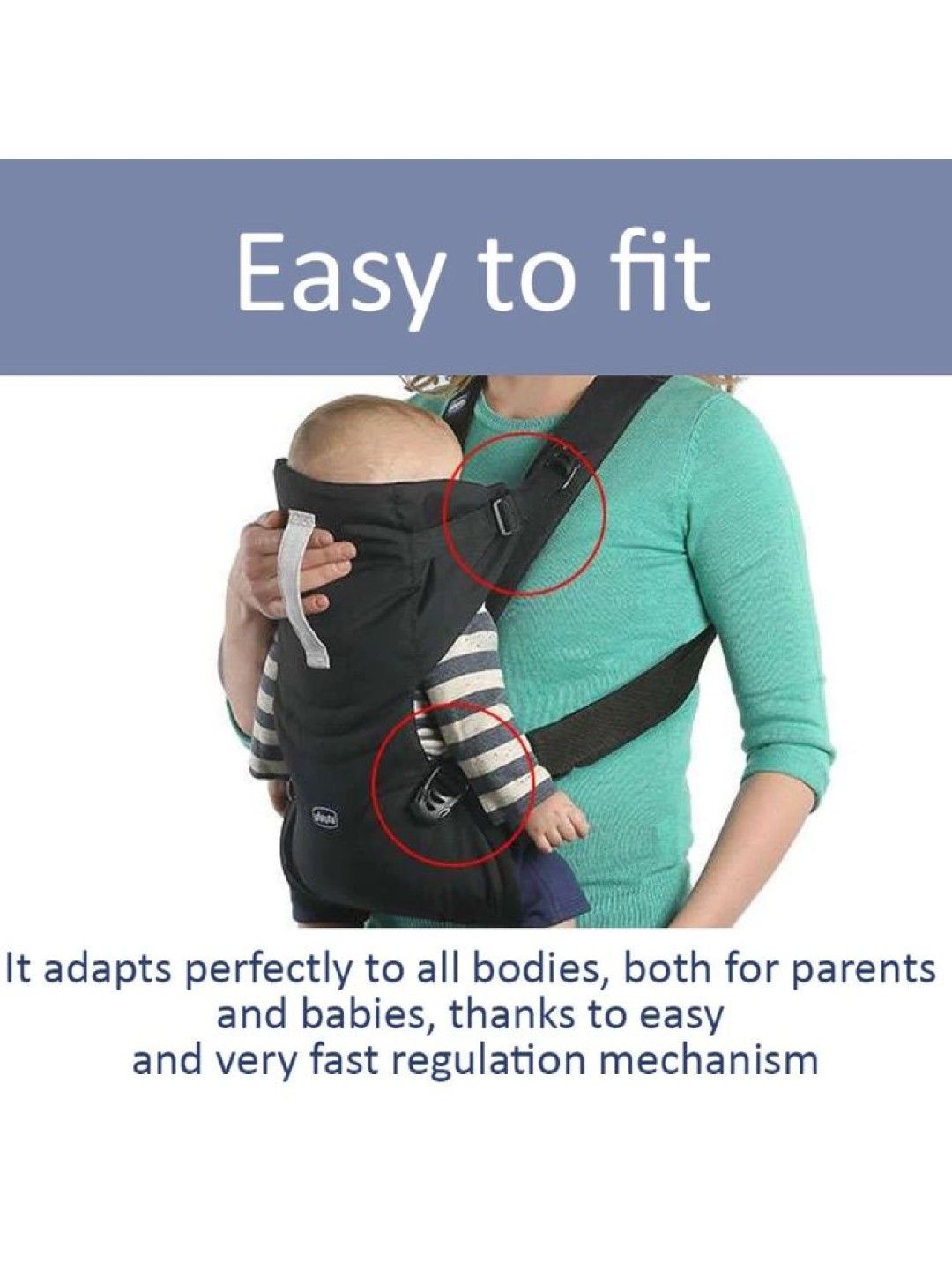 Chicco Easy Fit (Moon Grey- Image 4)