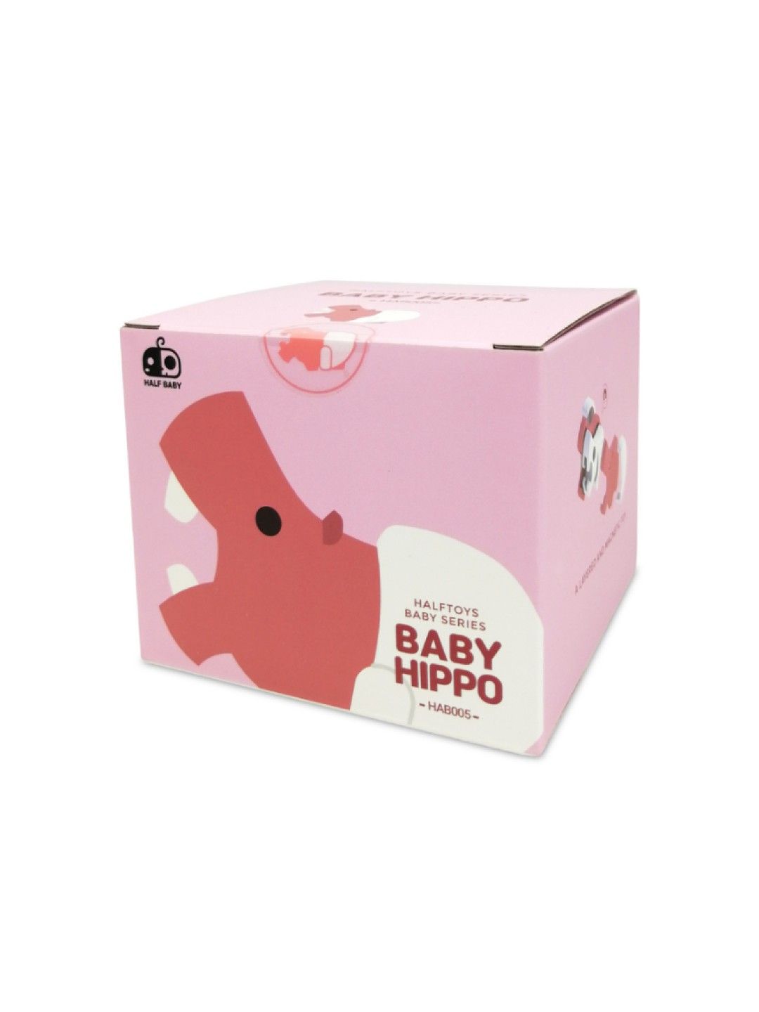 HALFTOYS Half Baby Hippo - 3D Magnetic Educational Puzzle Toy (No Color- Image 4)