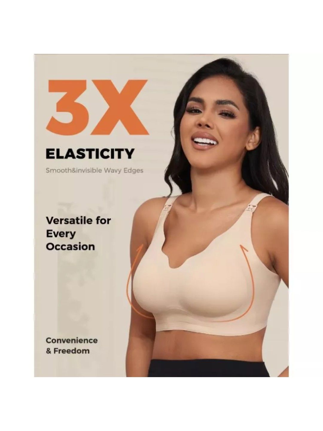 Flow Genevieve Nursing Bra (Black- Image 2)