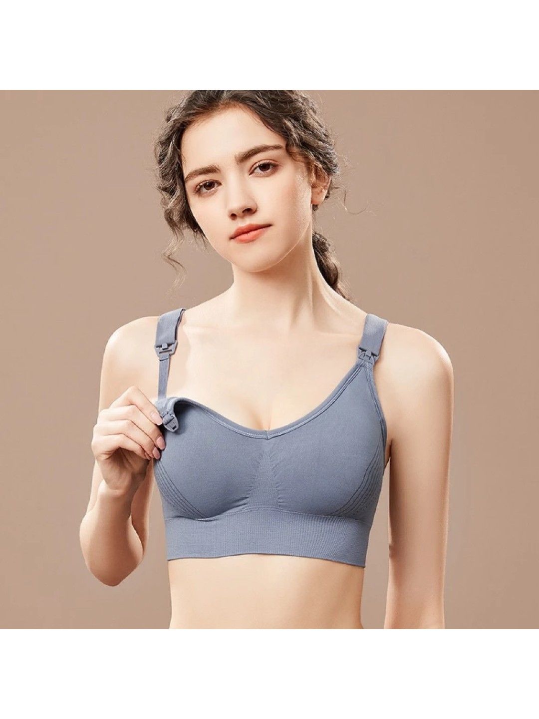 BabyPro Full Fit Maternity Bra Comfortable for Pregnancy (Pink- Image 3)