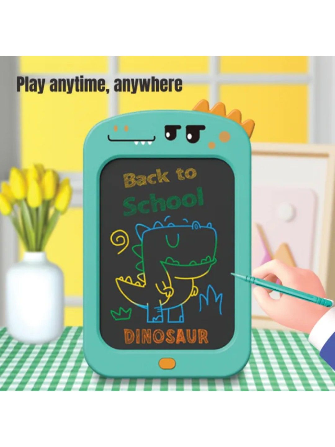 BabyPro Portable Children LCD Erasable Screen Writing Tablet for Kids (Pink- Image 3)