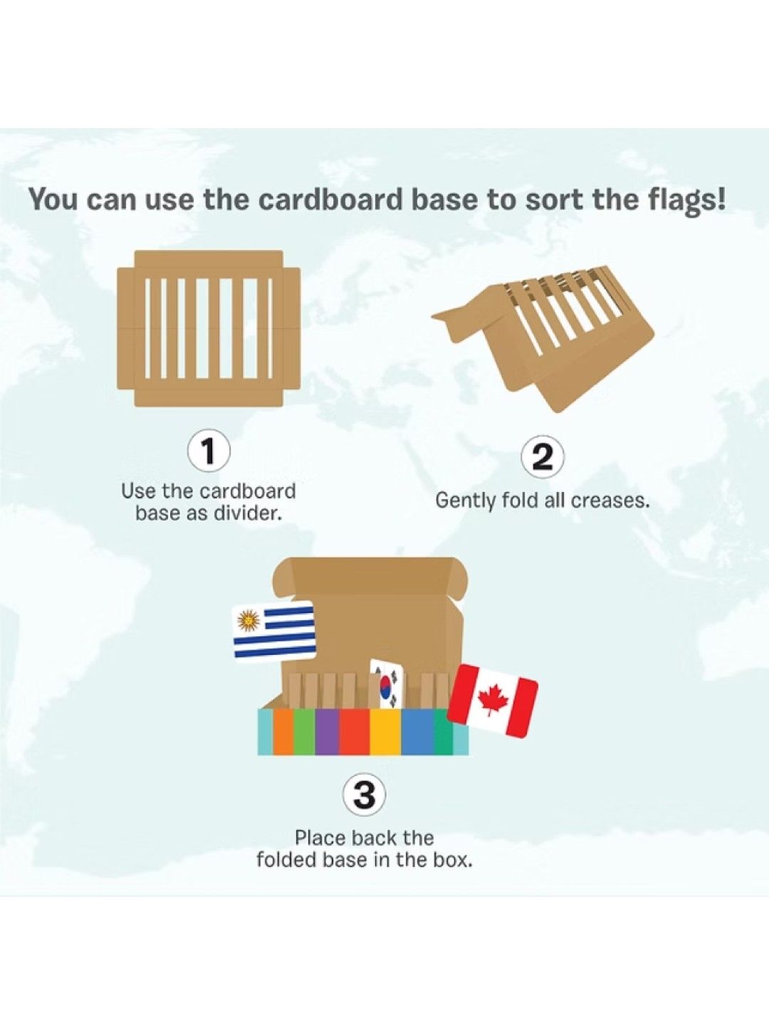 Joytoy Flags of the World Flashcards (No Color- Image 4)