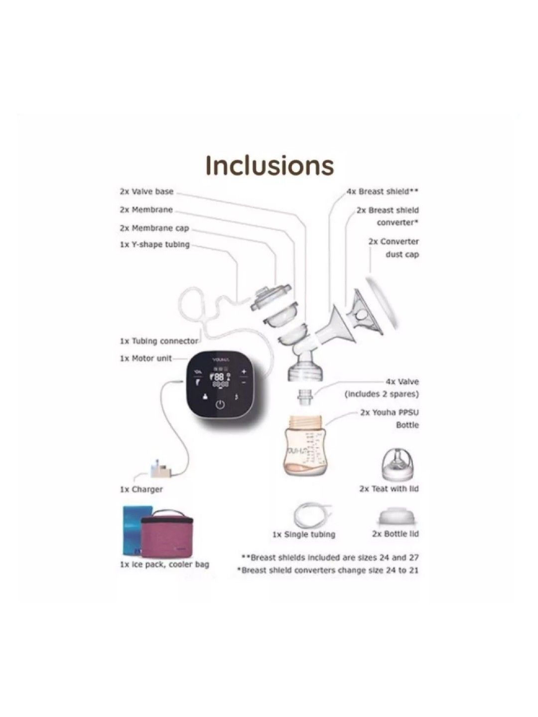 Youha The One Hospital-Grade Electric Breast Pump (No Color- Image 4)