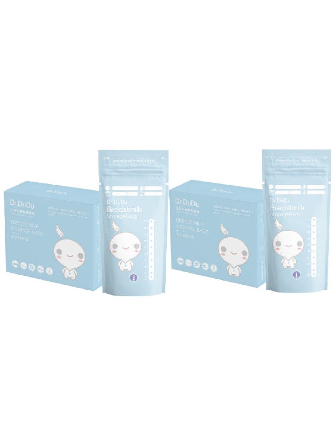 Dr. Dudu Breastmilk bags 200ml (30 pcs) Pack of 2 (No Color- Image 1)