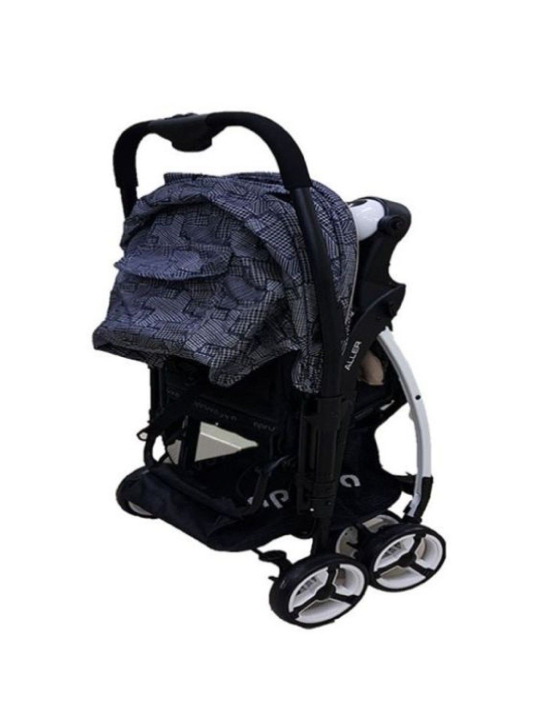 Apruva Aller De Luxe Reversible Stroller - Grey/Black (Black- Image 3)