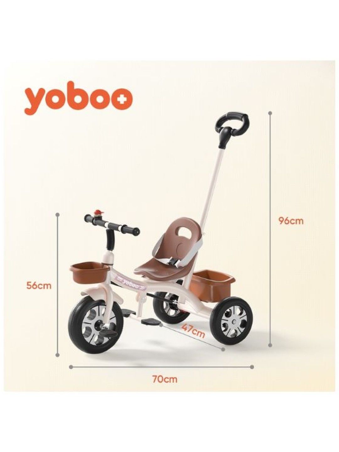 Yoboo Kids Tricycle (No Color- Image 2)