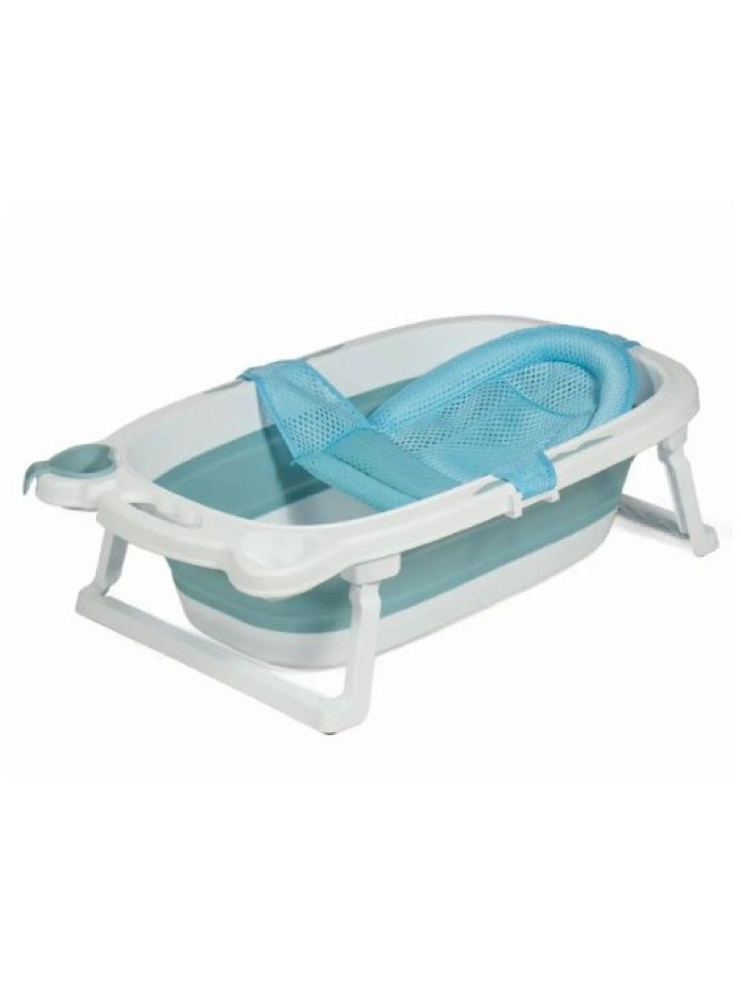 Juju Nursery Collapsible Baby to Toddler Bath Tub Set (Blue) (No Color- Image 2)