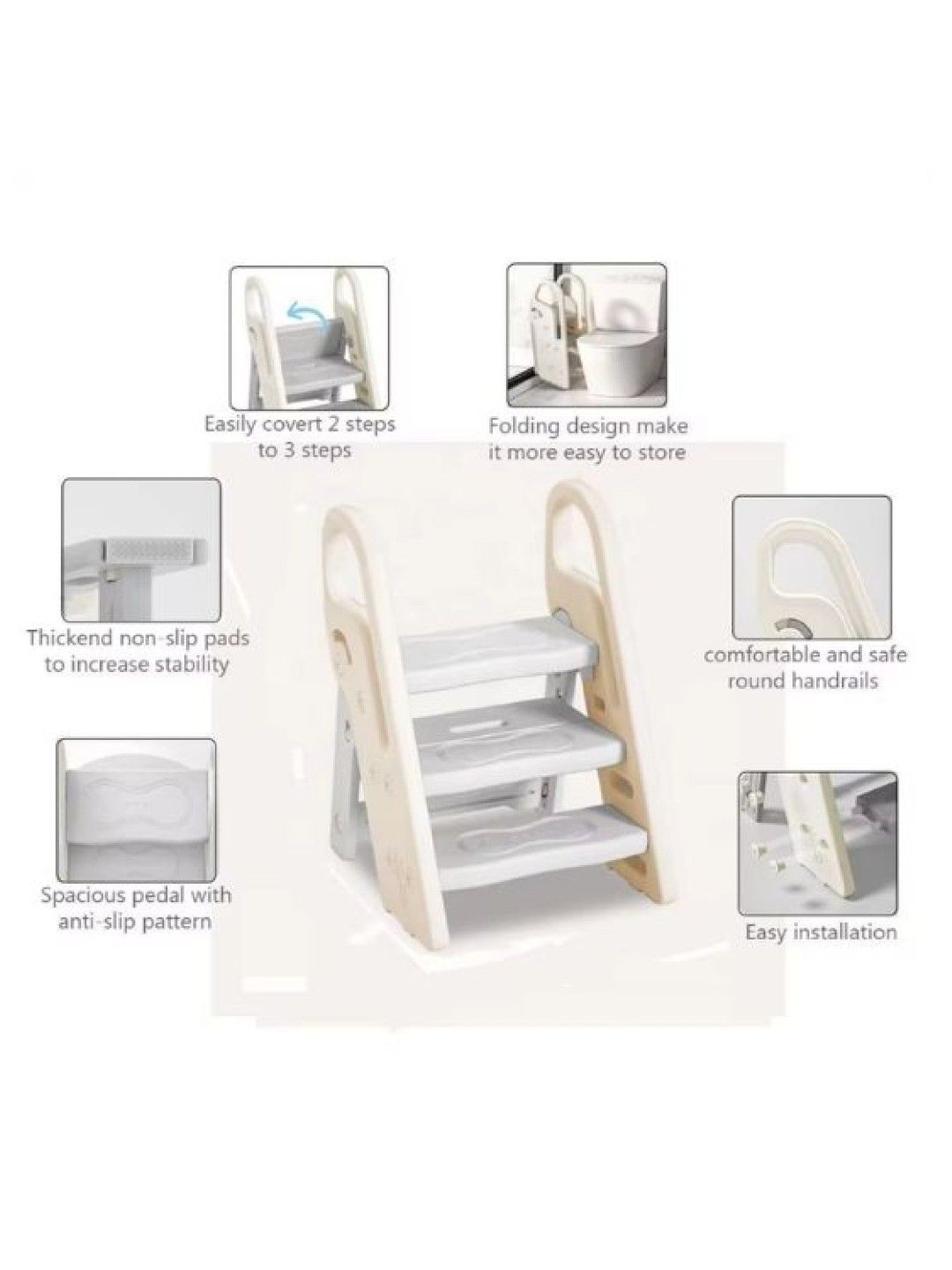 QT Hub Foldable Learning Tower (No Color- Image 2)