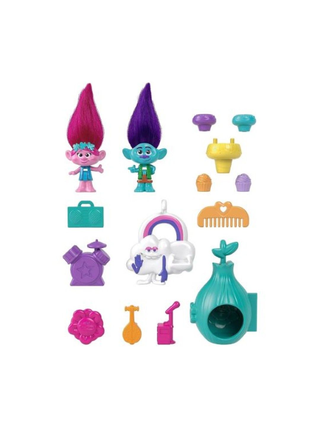 Polly Pocket Trolls Compact (No Color- Image 2)