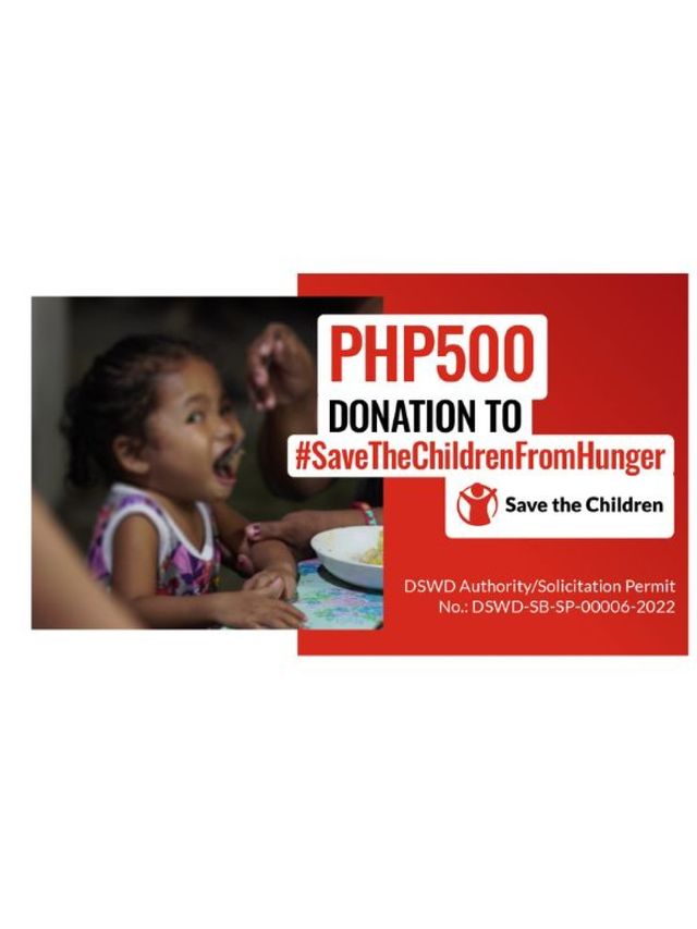 Save the Children Donation to SaveTheChildrenFromHunger edamama