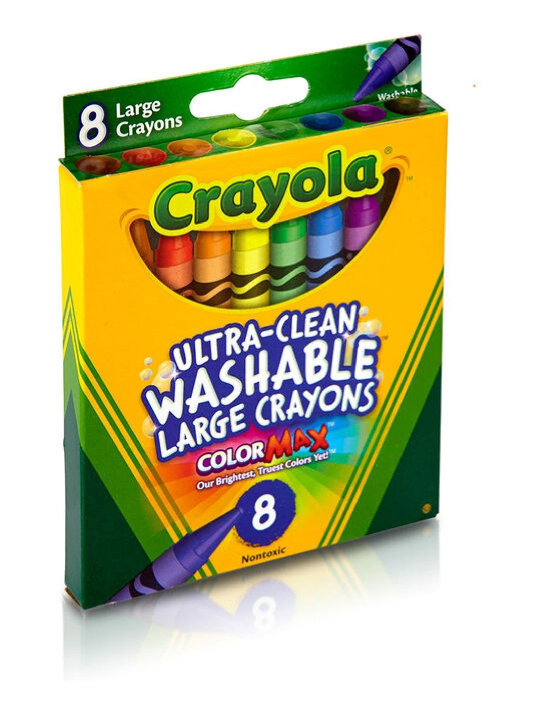 Crayola Large Washable Crayons (8 Count) (No Color- Image 2)