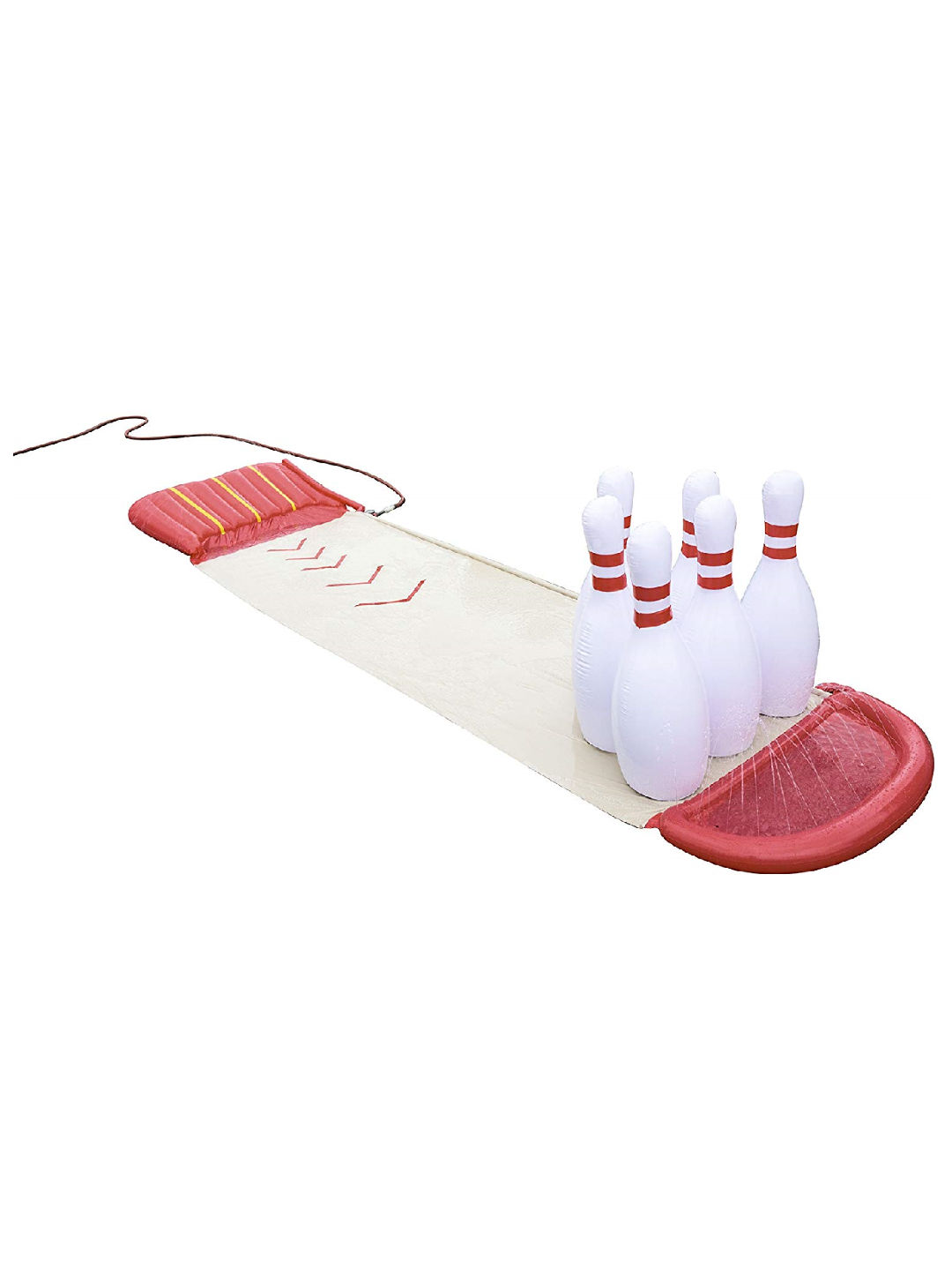Bestway Slide-n-Splash Bowling Water Slide (18ft) (Red- Image 1)