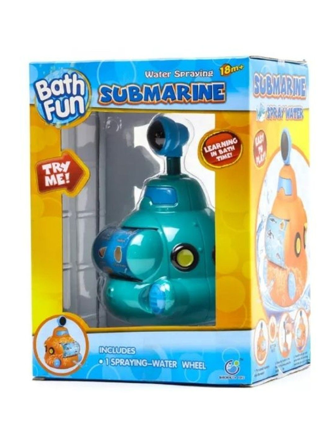 Bathfun Submarine Bath Toy (Blue- Image 3)