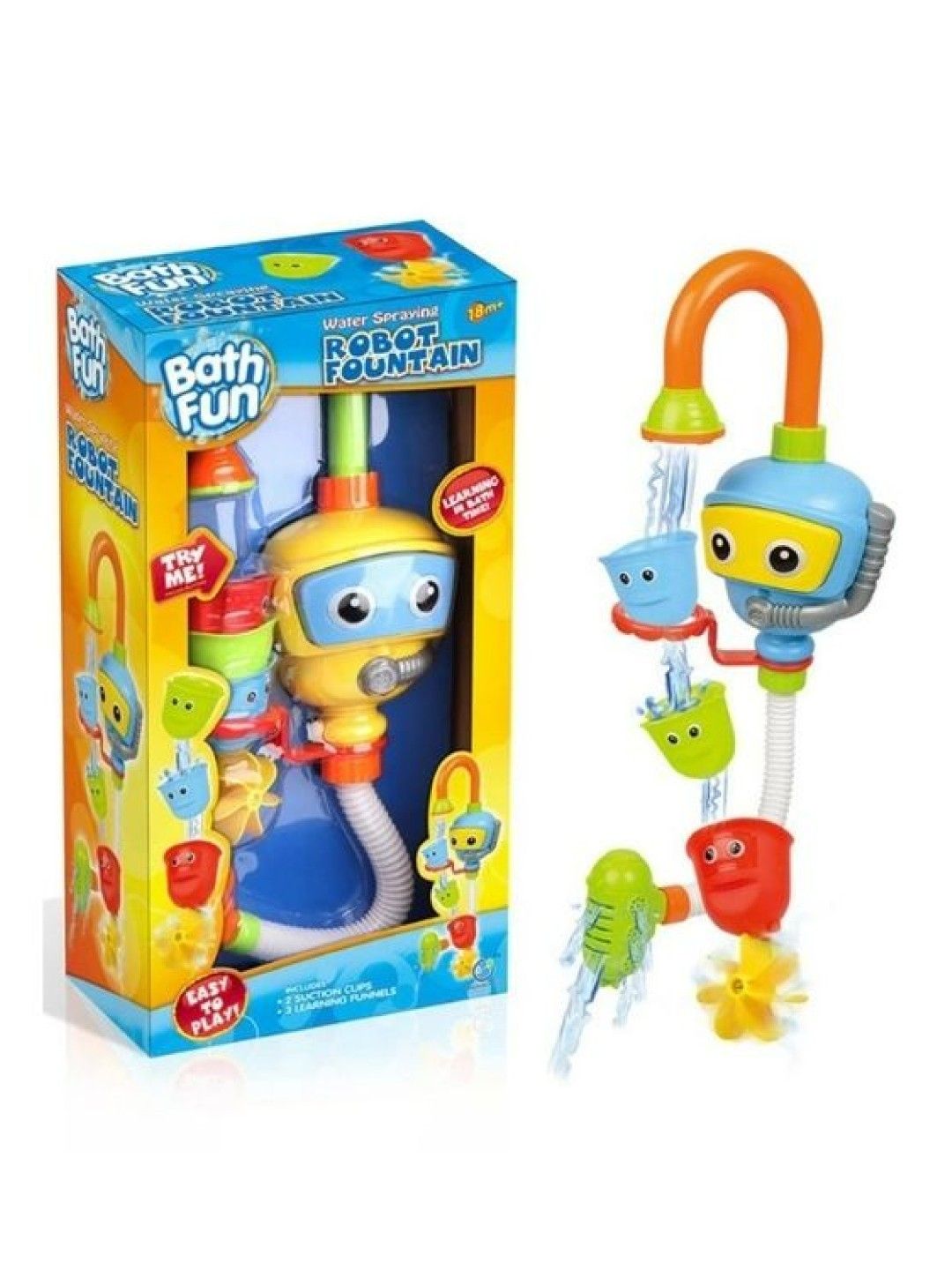 Bathfun Water Spraying Robot Fountain (Blue- Image 3)