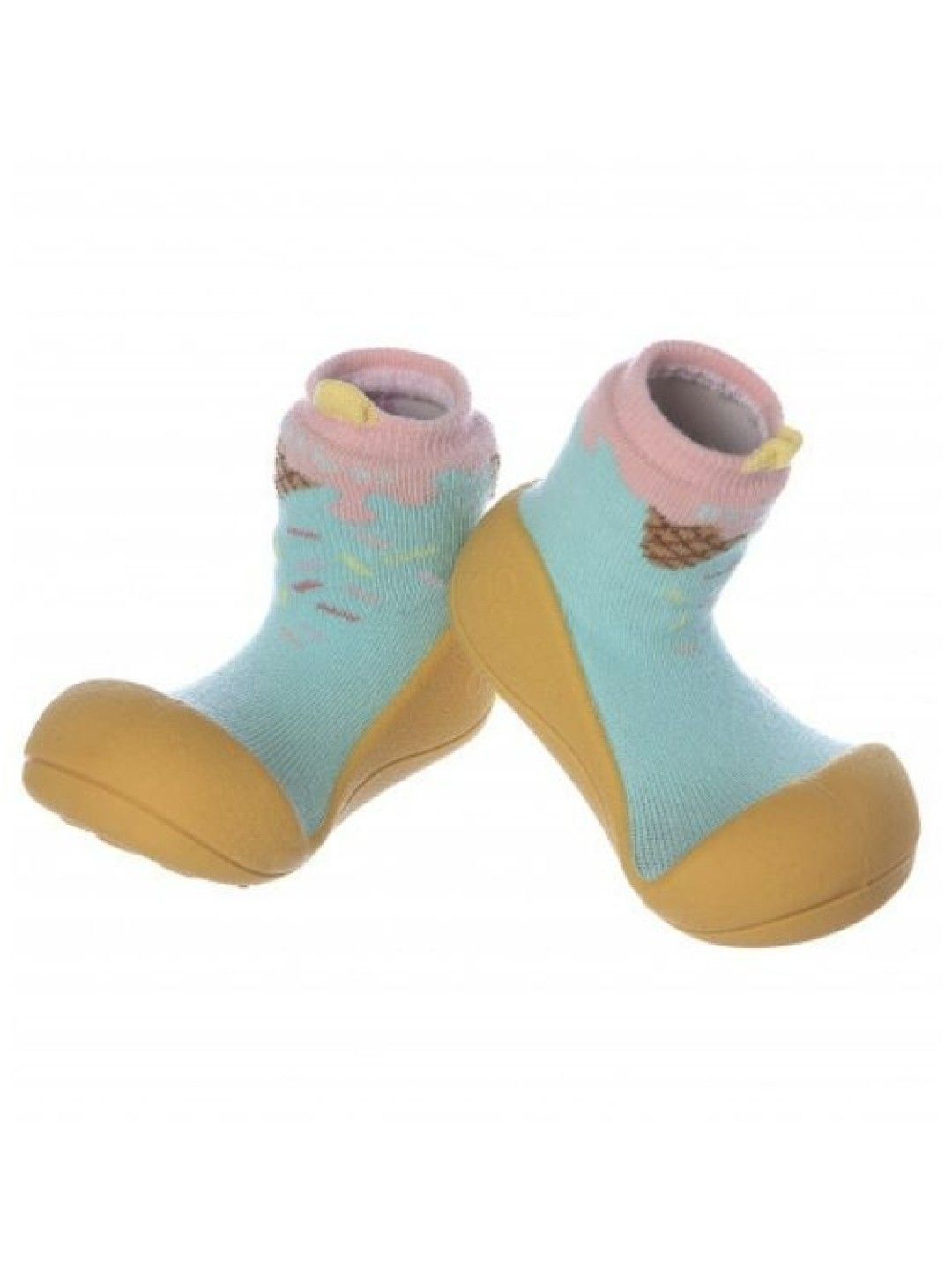 Attipas Ice Cream Baby Shoes (Mustard- Image 1)