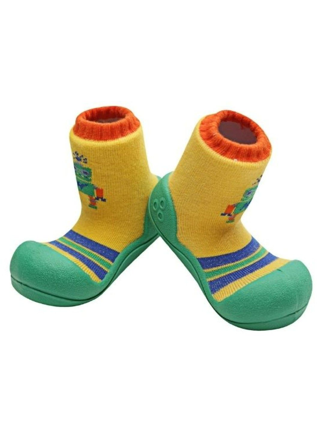 Attipas Robot Baby Shoes (Green- Image 1)