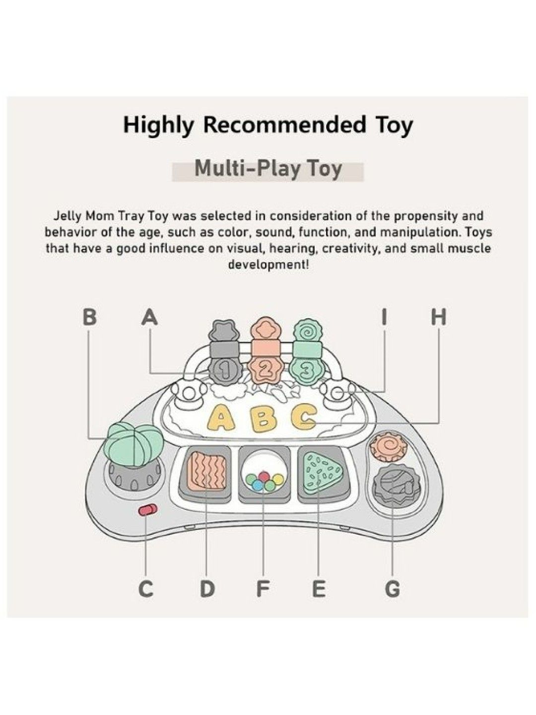 Jellymom Tray Toy (No Color- Image 4)