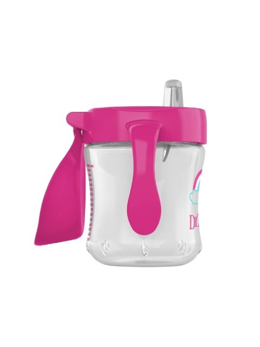 Dr. Brown's Training Cup Transition Cup with Handles Soft-Spout (6 oz/180 ml) (Pink- Image 3)