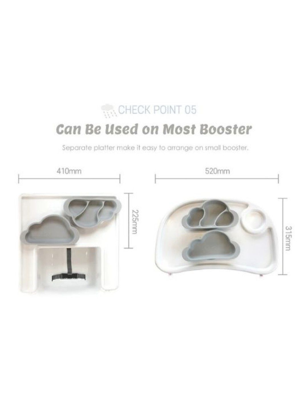 Mother's Corn Gerumi Suction Platter Set (2 in 1) (Pink- Image 4)