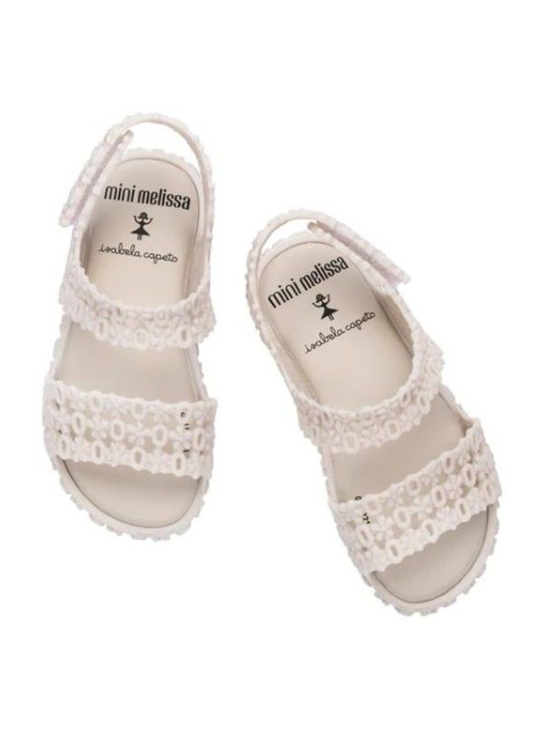 Mini Melissa Panc + Isabela Capeto Sandals (Beige- Image 1)