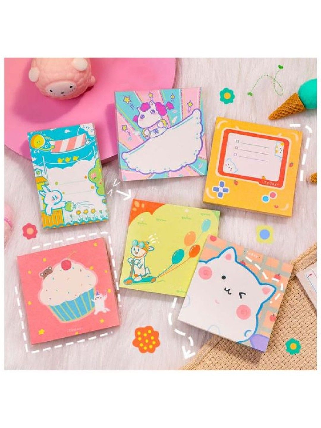 Scenti Cute Memo Pads 100-Sheets (Set of 3) (Happy Dog- Image 3)