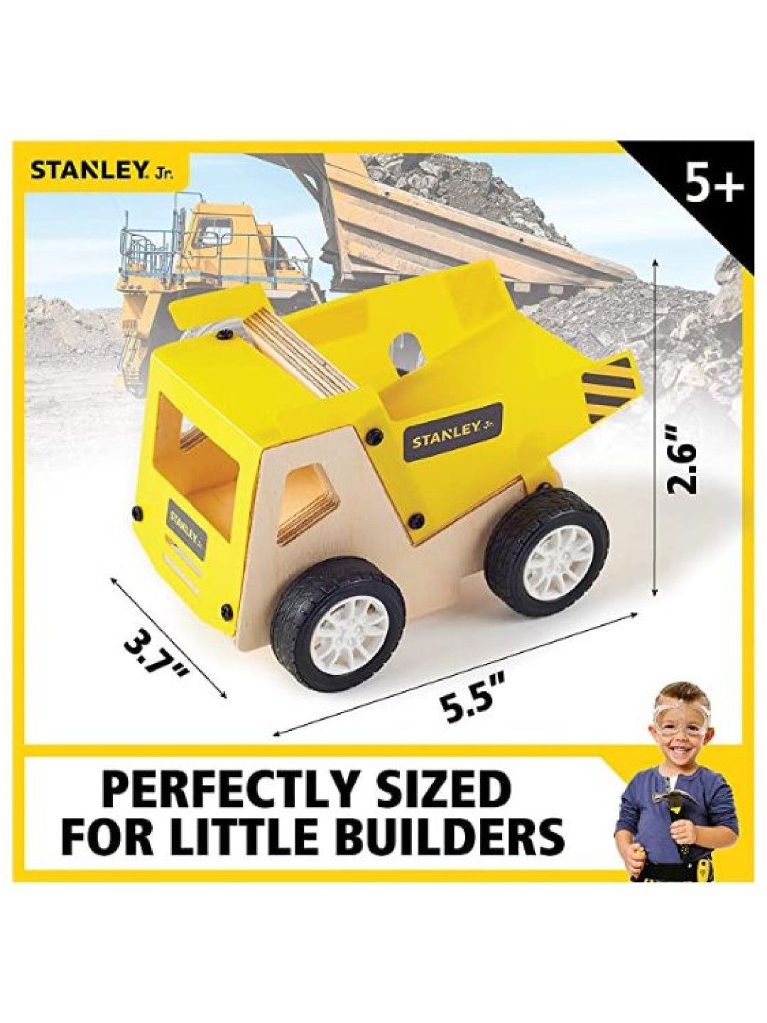 Stanley Dump Truck Assembly Kit (Wooden) (No Color- Image 4)