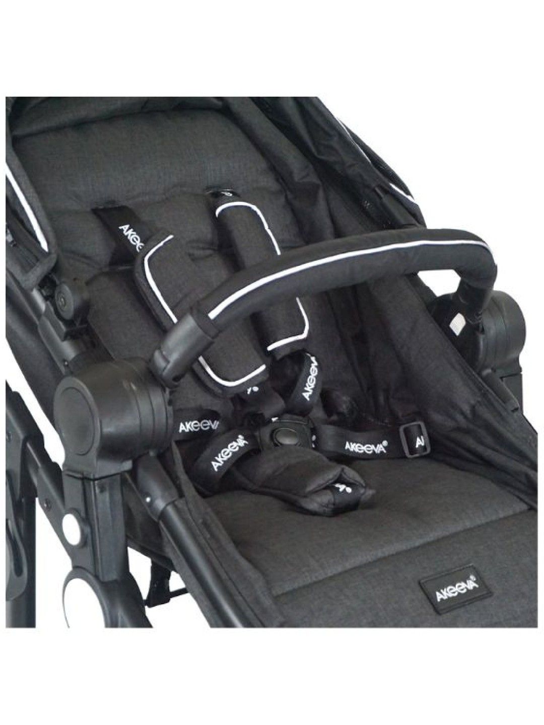 Akeeva Foldable Convertible To Carry-Cot Stroller (Pendio) (Black- Image 4)