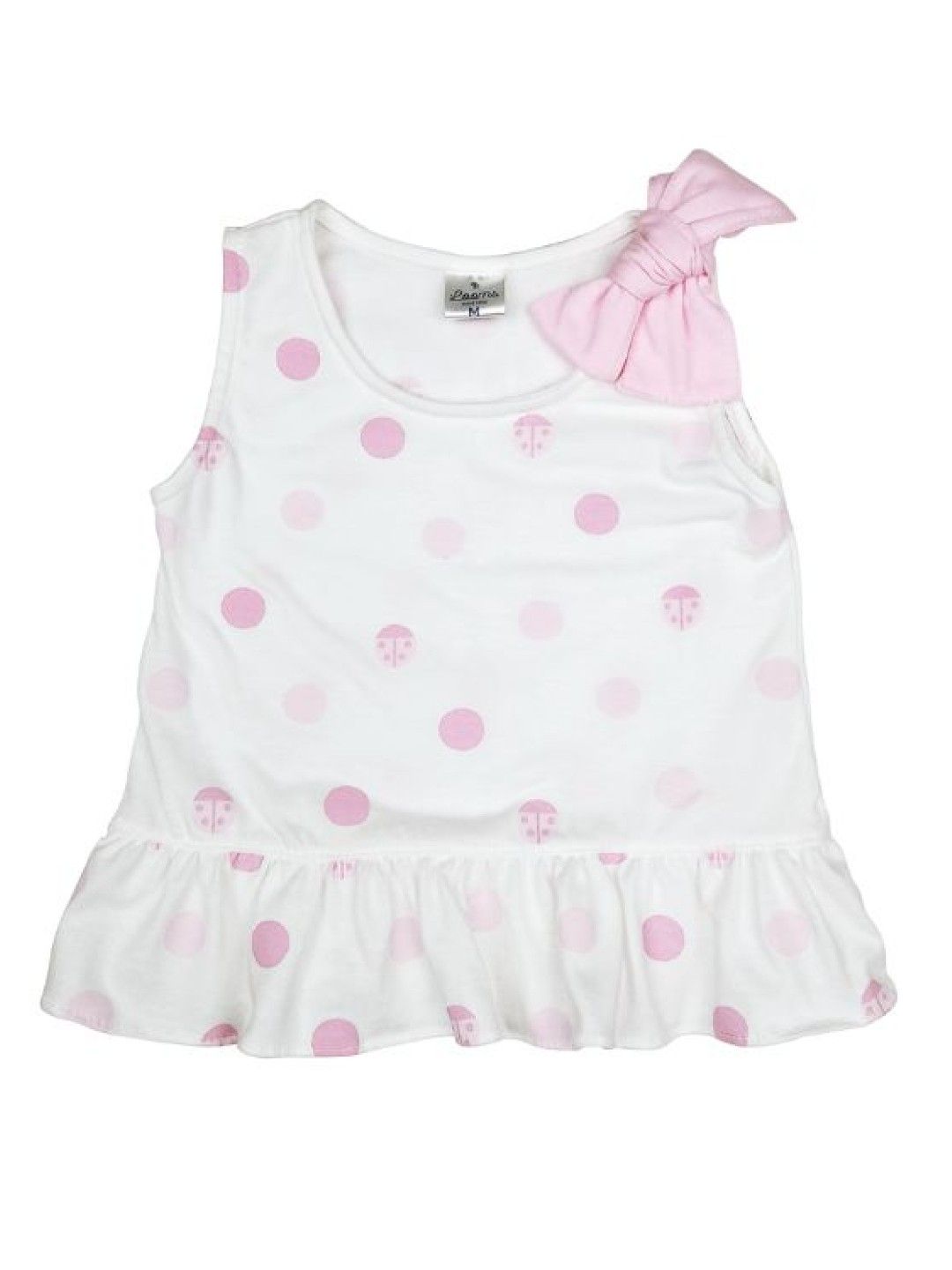 Looms Girls Sleeveless Blouse with Ribbon - Techno Flora Collection (No Color- Image 1)
