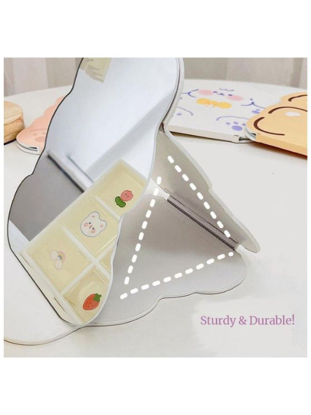 Scenti Flip Type Foldable Mirror (Bear- Image 4)