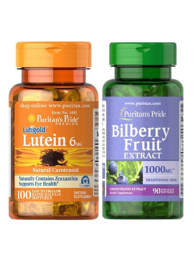 Puritan's Pride Eye Health Pack A (Lutein 20 mg with Zeaxanthin and