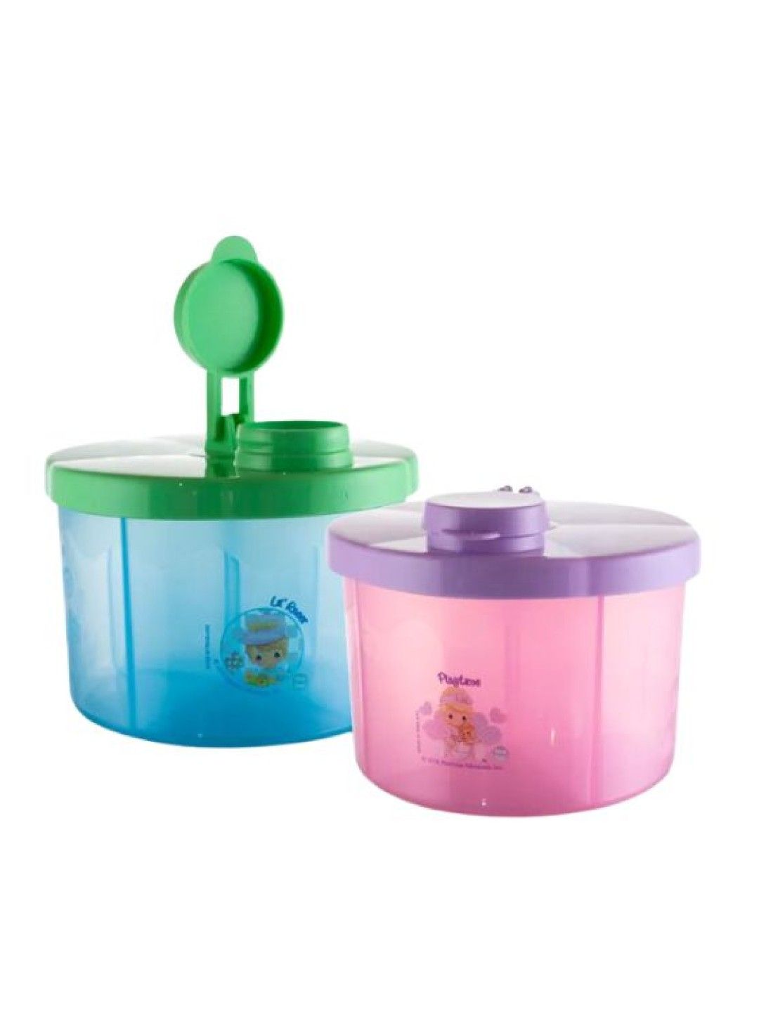 Precious Moments 4 Division Milk Powder Container (Blue- Image 3)