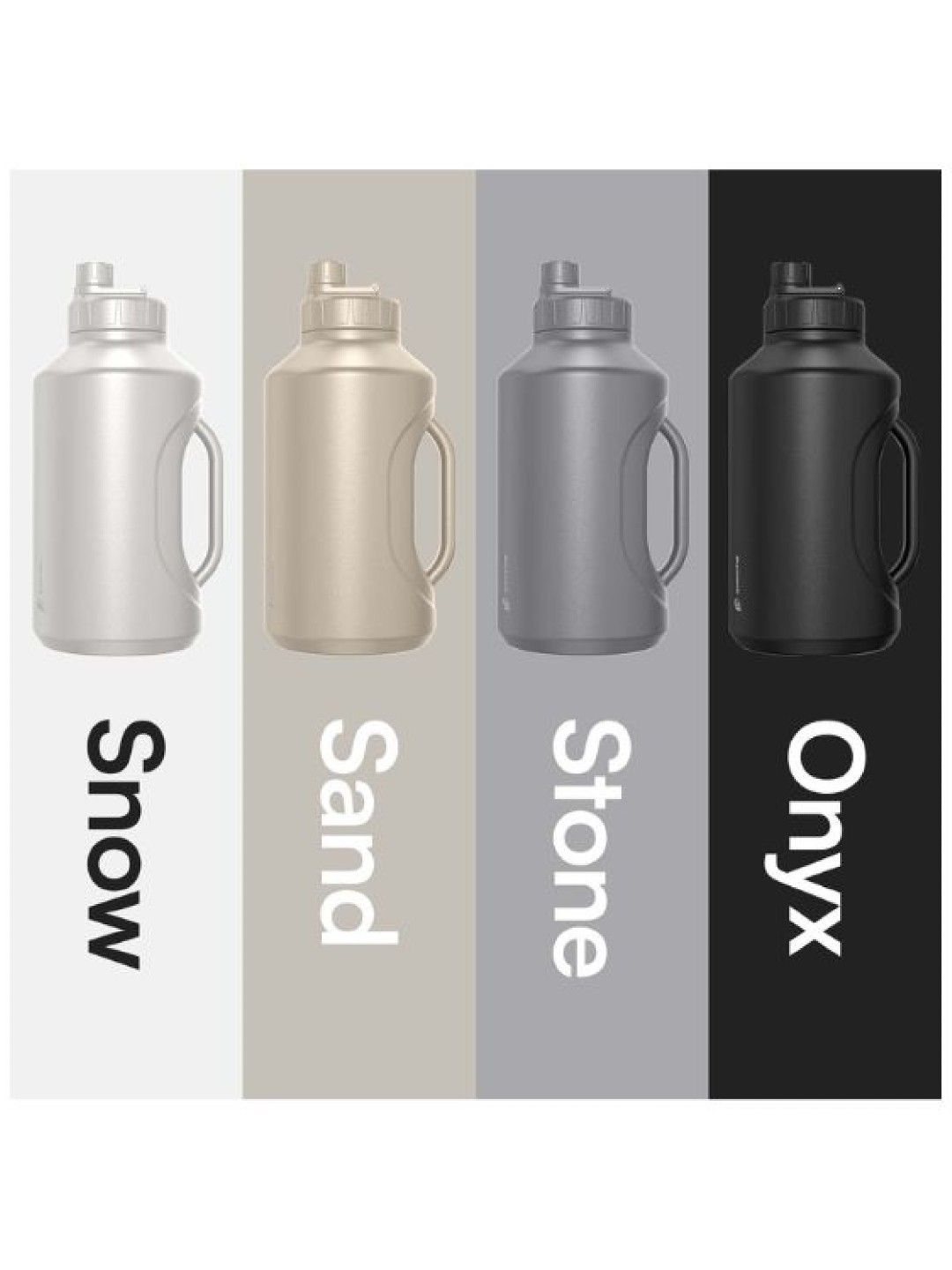 Sunbeams Lifestyle QUENCHA Premium Insulated Sports Water Tumbler (2200ml) (Sand- Image 4)