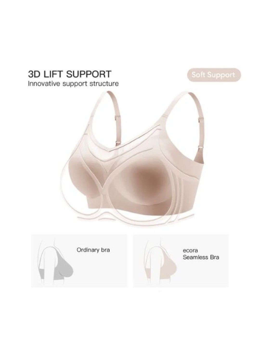 ecora Elegant Boost Bra (Skin- Image 2)