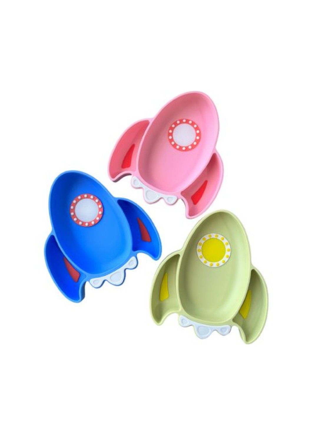 JulieBean Baby Rocket Suction Plate (Blue- Image 2)