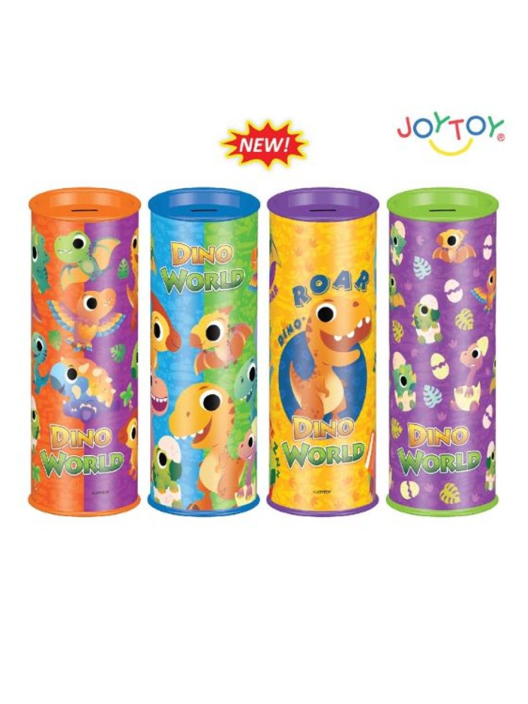 Joytoy Dino World 8" Coinbank (Orange- Image 2)