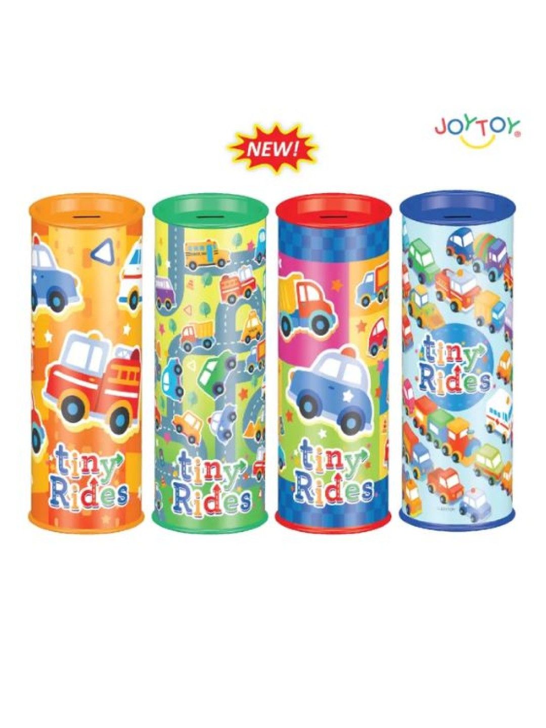 Joytoy Tiny Rides 8" Coinbank (Orange- Image 2)
