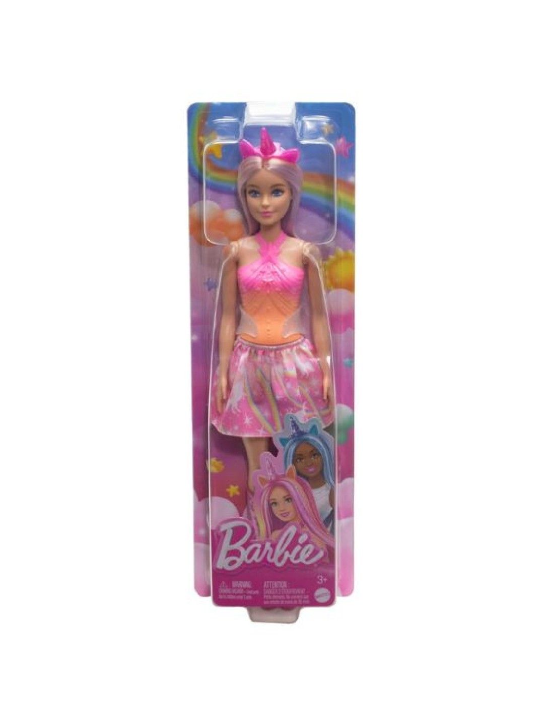 Barbie Unicorn Doll With Pink Fantasy Hair (No Color- Image 4)